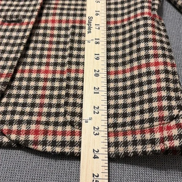 Rowing Blazers Tweed Herringbone Gun Check Preppy 100% Wool XS Womens‎ Blazer - Picture 11 of 14